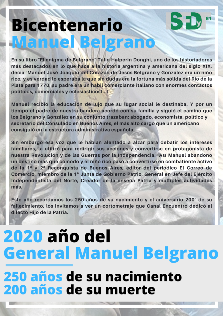 Bicentenario Manuel Belgrano