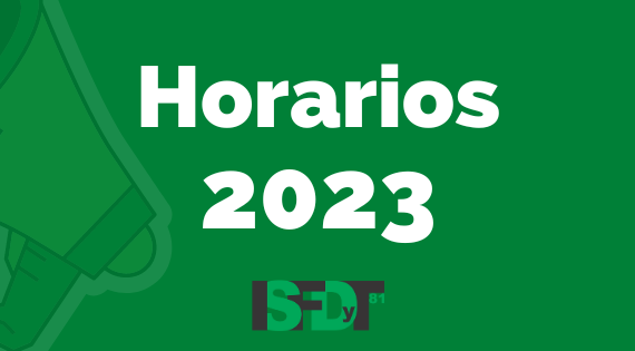 Horarios 2023