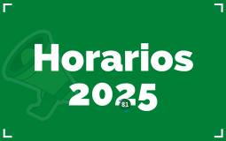 HORARIOS 2025